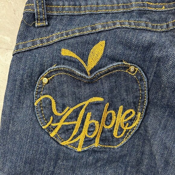 Vintage Apple Bottom Jeans Size 9/10 y2k Hip Hop Streetwear Embroidered 9 / 10 - Picture 7 of 15